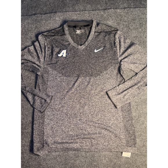 Sparkly Assumption College Letter A Essential Nike Tee Shirt Men Large Gray Golf - Picture 1 of 7